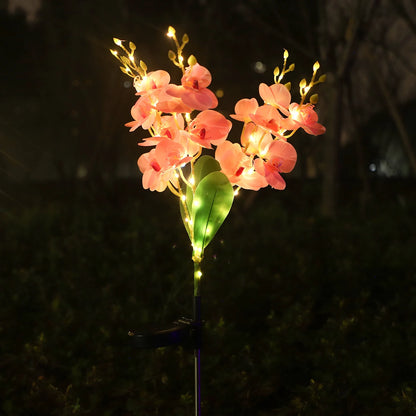1pc solar butterfly flower lamp, solar garden lamp suitable for outdoor, courtyard, path decoration lighting, Mother's Day gift