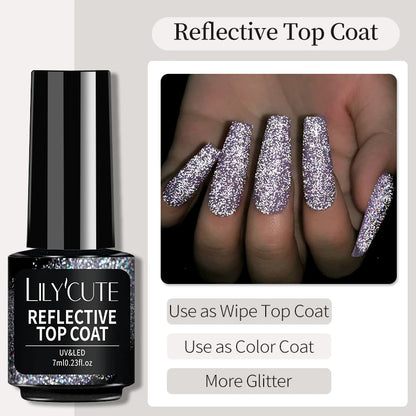 LILYCUTE Nude Crystal Rubber Base Gel Nail Polish Natural Color Semi Permanent UV Gel Soak Off Self Leveling Nail Gel Varnishes