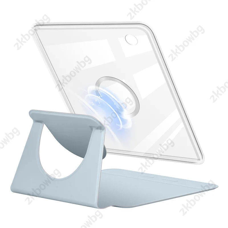 Magnetic Detachable for KOBO Libra Colour/Libra 2 N428 N418 7'' Ebook Case 360° Rotatable 2-in-1 Acrylic PU Leather Stand Cover