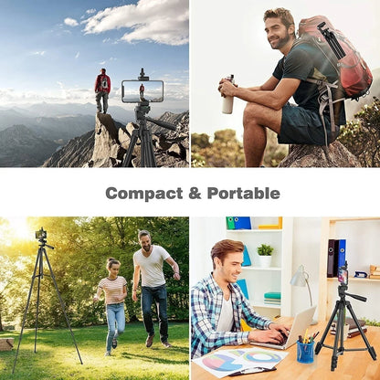 DSLR Tripod Cellphone Tripods For Phone Tripod For Mobile Tripie For Cell Phone Portable Stand Holder Selfie Picture with Gift