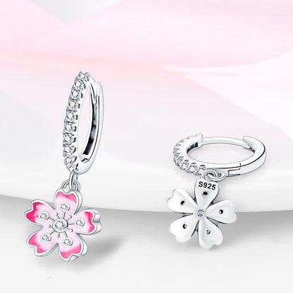 Hot Sale 925 Sterling Silver Spring Zircon Sunflower Stud Earrings For Women 2023 Trending Fashion Jewelry mother's day gift