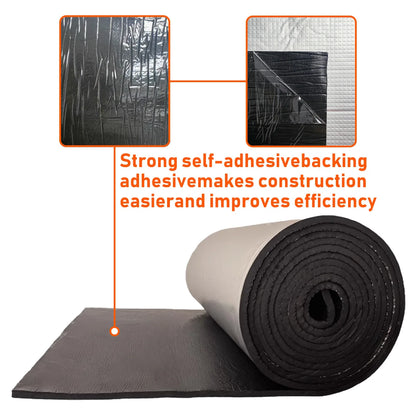 1PC Car Sound Insulation Cotton Engine Hood Heat Insulation Self-Adhesive Pad With Four Specifications To Choose From
