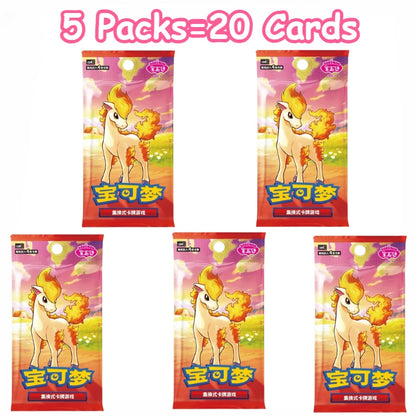 100%Original Pokemon Gem Pack Vol1 2 3 4 5 Cards Anime Pokemon PTCG Trading Gem Bag Cards Collected Toy Social Birthday Gift