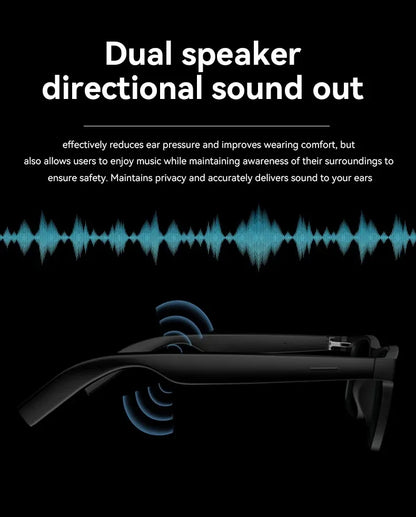 AI Smart Glasses Remote Control Touch Photo Camera Recording Translator Voice Assistant Music Wireless Bluetooth Sunglasses