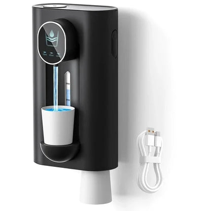 New Mouthwash Dispenser Fast Induction Mouth Rinser with Magnetic Cups Care Liquid Container Mouthwash Machine