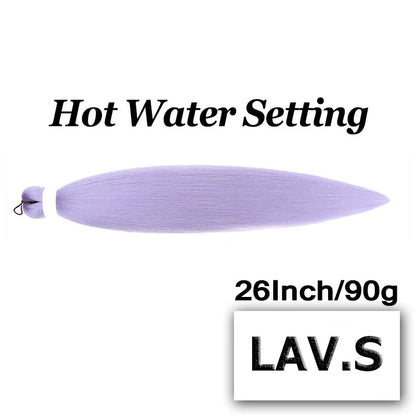 Braiding Hair Pre-stretched 26 Inch Hair Extensions for Afro Crochet Braids Synthetic Hair DIY Purple Pink Peach Red Jumbo Braid