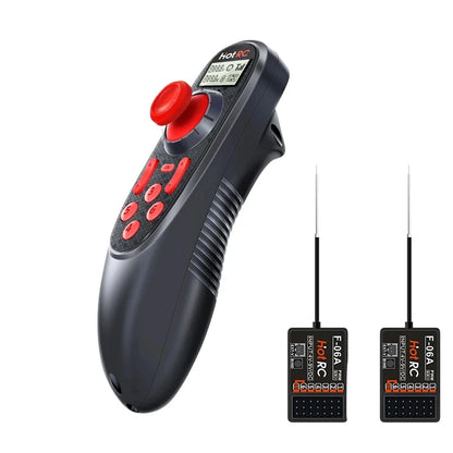 HOTRC Hot rc DS-600 DS600 6CH 2.4GHz FHSS Radio System Transmitter Remote Controller DS600 PWM 6CH Receiver For Model Boat Toy