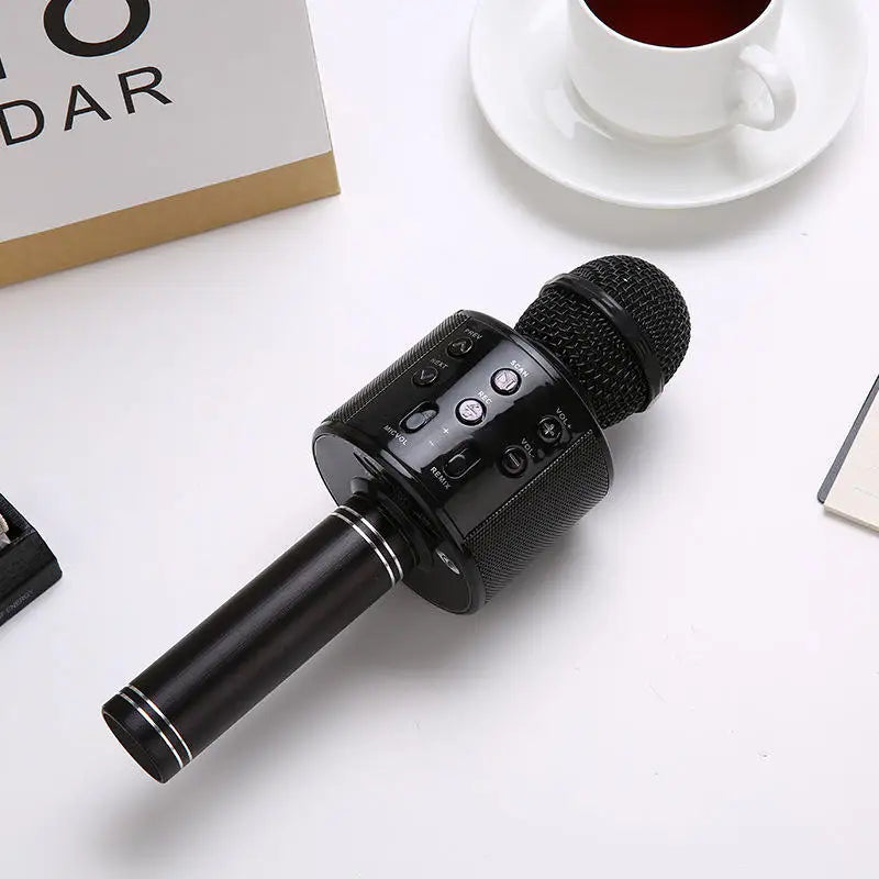 Karaoke Microphone, Portable Wireless Bluetooth Karaoke Mic for Adults&Kids Outdoor Party, Karaoke Machine for All Smartphone