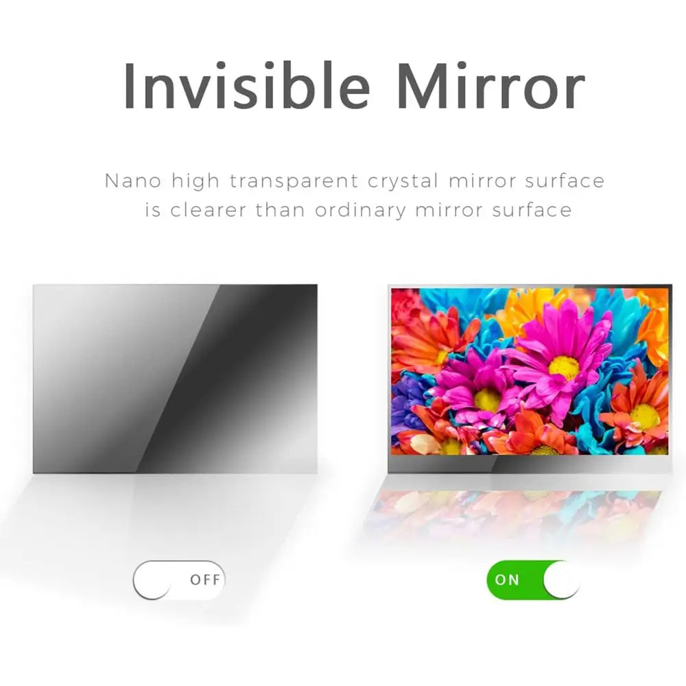 42 inches 4K Touchsn Smart Mirror Vanishing TV Waterproo IP65 Bathroom Teion Wii Android DTV ATSC Bluetooth Decoration Advertisi
