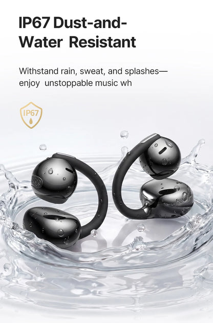 Baseus Bowie MC2 AIR Clip-on TWS Earbuds Ear Clips Wireless Earphones Bluetooth 6.0   Open earrings 4 Mic ENC Sports Headphone