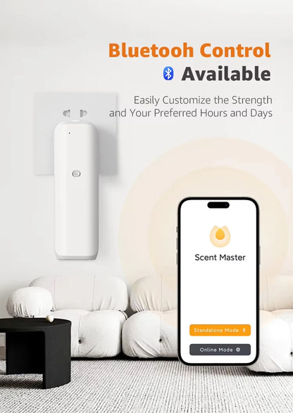 Hotel Toilet Essential Oils Diffuser Aromatherapy Scent Machine Electric Aromatic Oasis Bluetooth WiFi Home Fragrance Diffuser