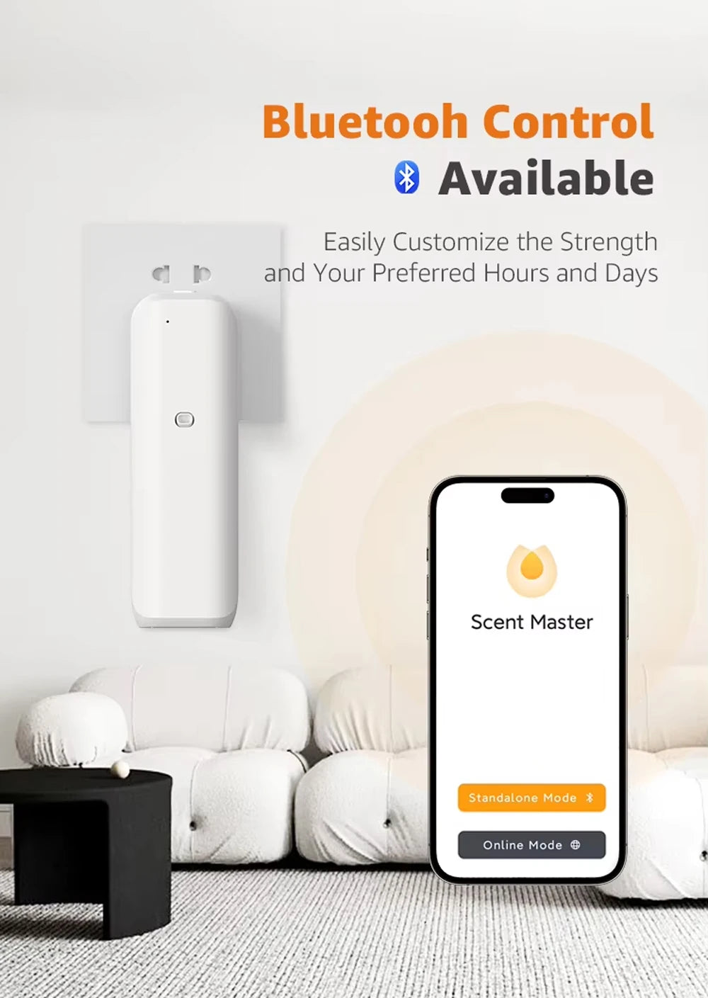 Hotel Toilet Essential Oils Diffuser Aromatherapy Scent Machine Electric Aromatic Oasis Bluetooth WiFi Home Fragrance Diffuser