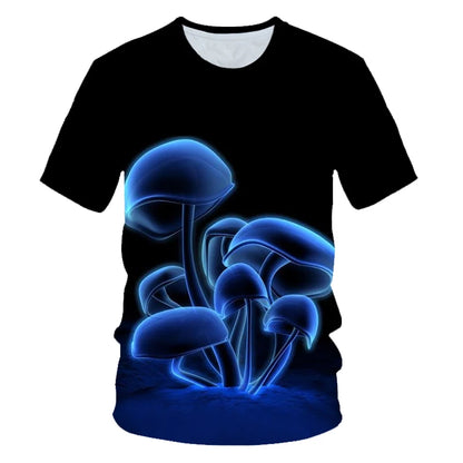 T-Shirts Flames Summer Children's Clothing 3D Print Kids T Shirt Fashion Harajuku Street Casual Round Neck T-Shirt Boy Girl Tops