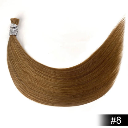 100% Human Hair Bulk No Weft Remy Vietnam Hair Straight Hair Bundles Real Natural Black Hair 613 Blonde 30inch For Braiding