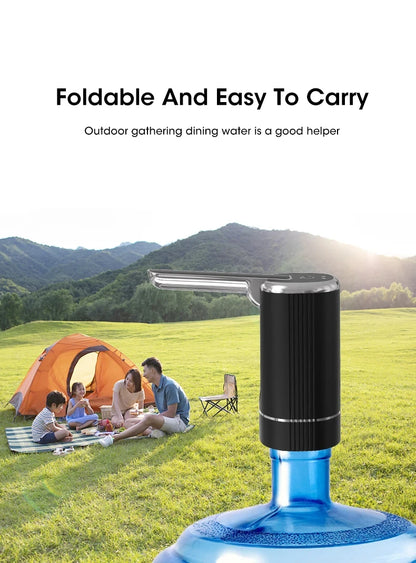 Electric Water Pump Bucket Water Suction Device Water Intake Device Household Office USB Outdoor Convenient Water Dispenser