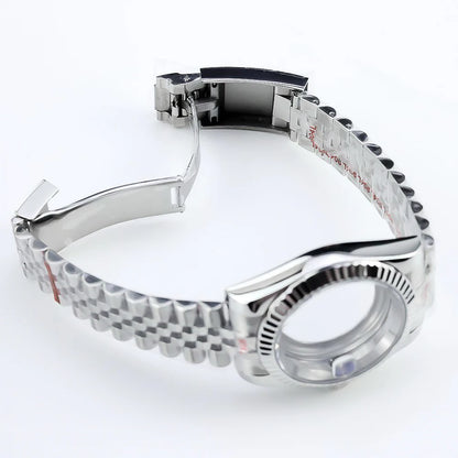 Neiton 36mm/40mm Sapphire Glass For Men Watch Case Fit NH36 NH34 NH35Movement FashionWaterproof Jubilee Stainless Steel