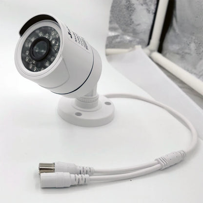 JIENUO 4K AHD Camera CCTV Security Surveillance Outdoor Waterproof Infrared NightVision Indoor CVI 1080P 5MP HD Home Cam Monitor