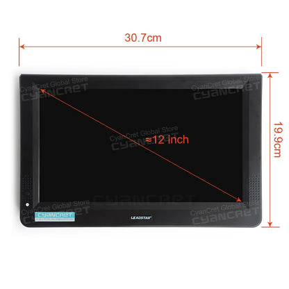 LEADSTAR D12 12 inch HD Portable TV DVB-T2 ATSC ISDB-T tdt DTT Digital and Analog mini small Car Television Support USB MP4 AC3