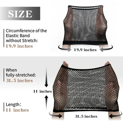 G&T Wig Black Mesh Wig Cap Net, Closed End Hair Mesh Net, Liner Weaving Caps for Women, Men, Kids, Wig Caps