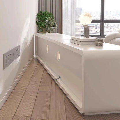 Simple Small Tv Stand Light Color High Gloss Entertainment Tv Stand Floor Movable Mobili Soggiorno Moderni Home Furniture