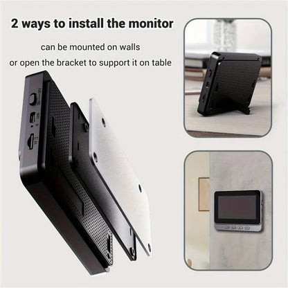 Wireless Video Doorbell Camera Bundle Smart Security with Night Vision 2.4G WiFi HD Motion Detection Cloud Storage