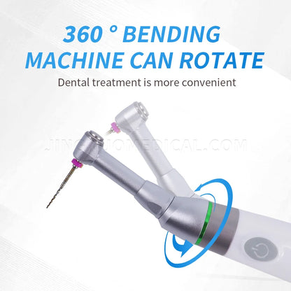 Dental Endo Motor 16:1 Standard Contra Angle Endomotor Wireless Root Canal Therapy Instrument Dentist Tools Reciprocating 360°