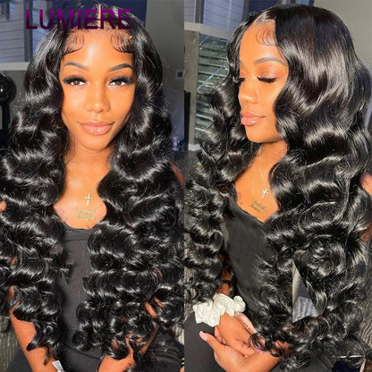 Loose Deep Wave Bundles 100% Virgin Raw Brazilian Human Hair Weave 1/3/4   Bundle Deals Hair Extension Double Weft Wholeasle 30"