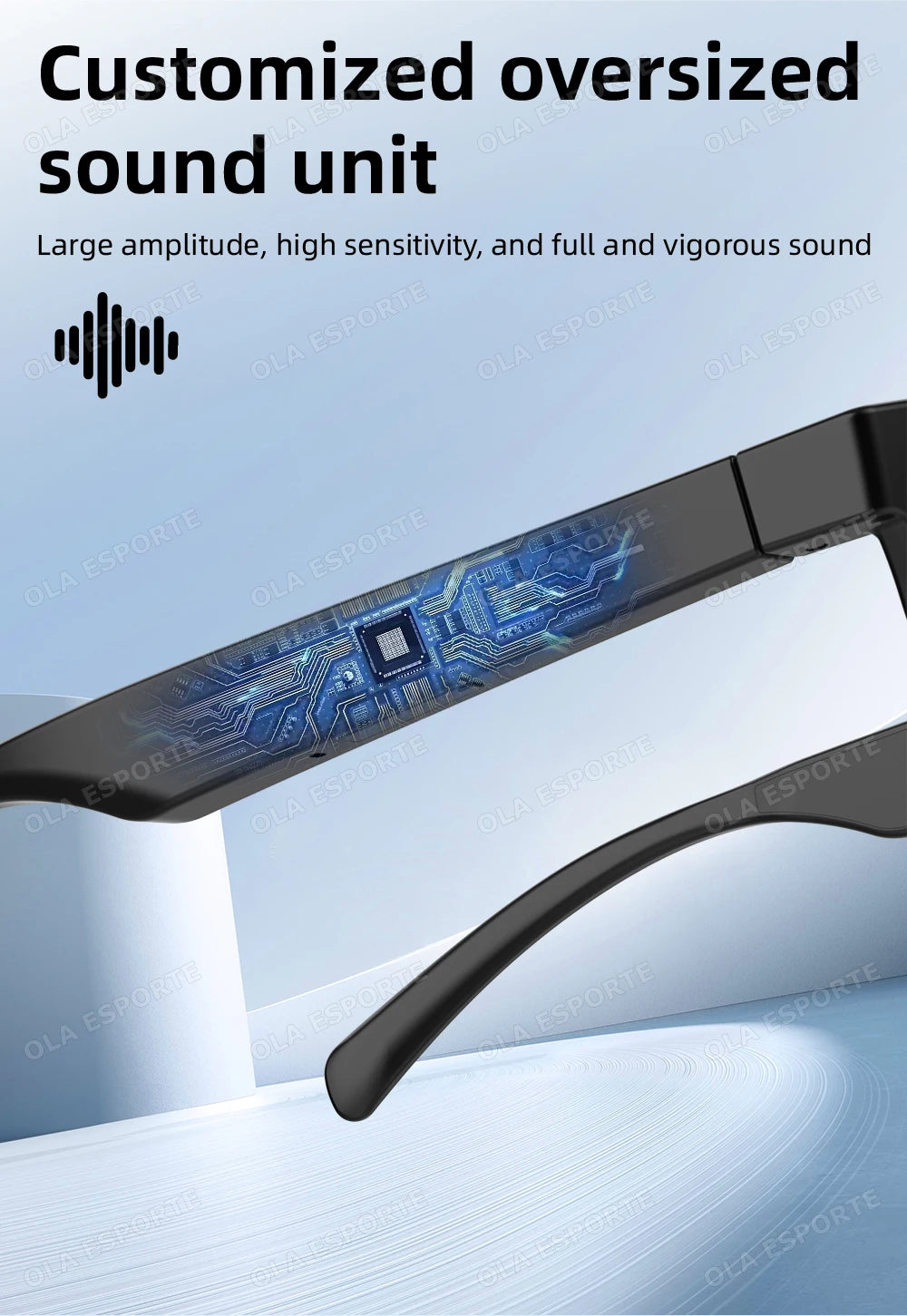 2025 Photosensitive Color Change Smart Glasses Bluetooth Voice Calls Control Music UV Polarized Sunglasses Headphone Glasses Man