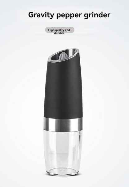 Electric Pepper Mill Stainless Steel Automatic Gravity Induction Salt and Pepper Grinder Adjustable Coarseness Grinder Tools