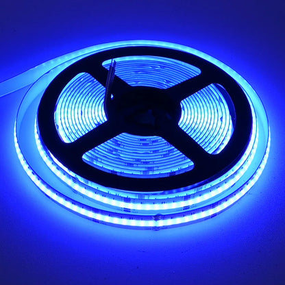 5M 10M 20M COB RGBW RGBWW LED Strip 24V Flexible Color Changing Dimmable Room Liner Light Home Decor 2.4G RF Remote Control Kit