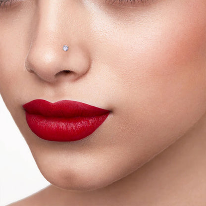 1/10PCS ASTM F136 G23 Titanium Piercing Nose Stud 20G L-Shape Nariz Studs With Zircon 2-3mm Nose Rings Nostril Piercing Jewelry