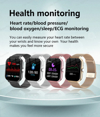 New Smart Watch 2.01 Inch HD Display Answer Make Call Message Preview Sport Modes smartwatch DIY Dial Weather Forecast Men Women