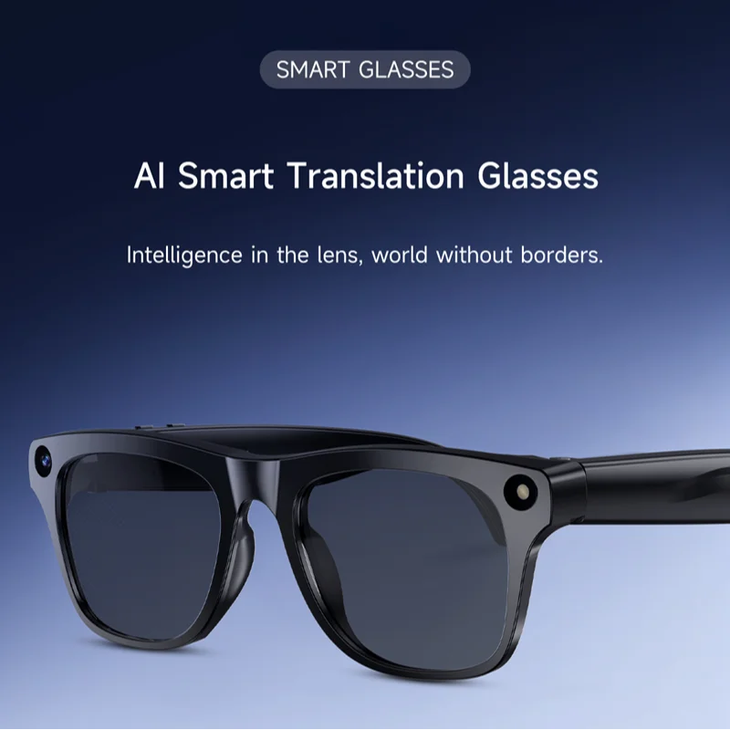 Xiaomi 4K AI Camera Glasses 800MP Multifunctional Photochromic Smart Glasses Bluetooth Calling Photo Video Music Translation New