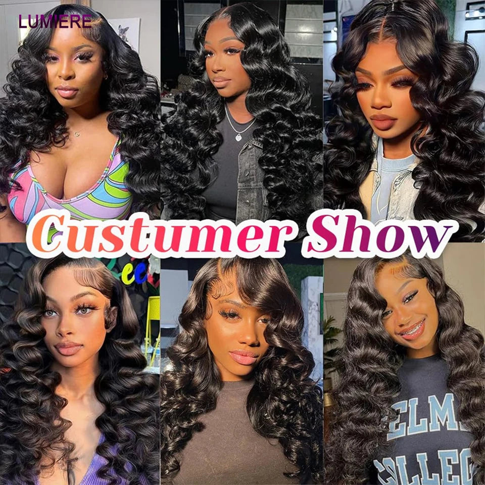 Loose Deep Wave Bundles 100% Virgin Raw Brazilian Human Hair Weave 1/3/4   Bundle Deals Hair Extension Double Weft Wholeasle 30"