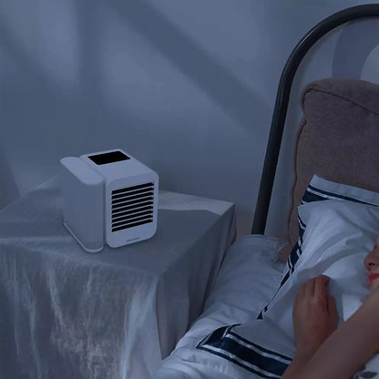 Portable Microhoo Mini Air Conditioner 1000ML Fan Cooler Aromatherapy Essential Oil Diffuser Fast Cooling Humidifier Household