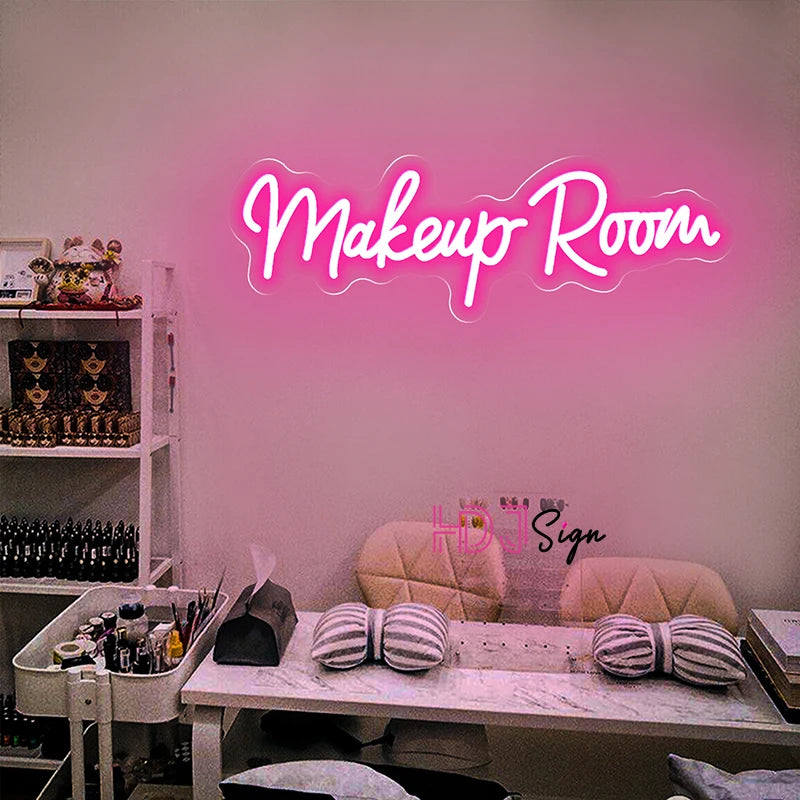 Nails Room Neon Lights Sign Beauty Room Decoration Makeup Neon Led Sign Lashes Room Hair Brows Tattoo Open Outdoor Neon Lamp