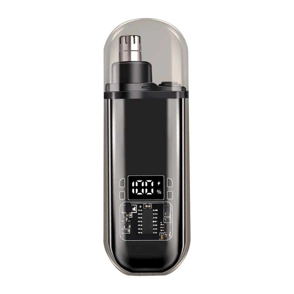 Electric Nose Hair Clipper Rechargeable Automatic Shaving Nose Trimmer Unisex Professional Washable Painless Nose Hair Trimmer