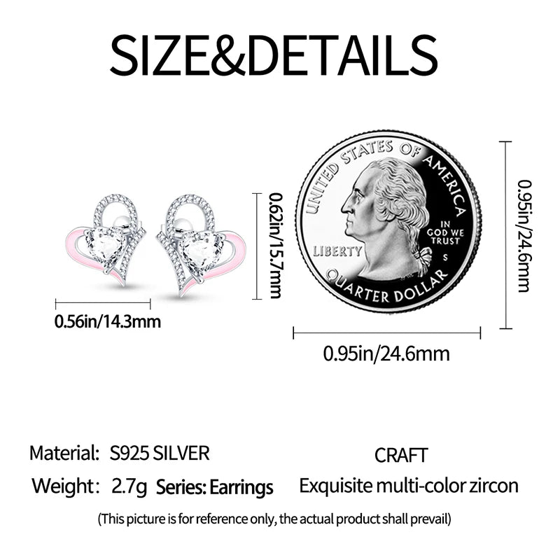 Hot Sale 925 Sterling Silver Spring Zircon Sunflower Stud Earrings For Women 2023 Trending Fashion Jewelry mother's day gift