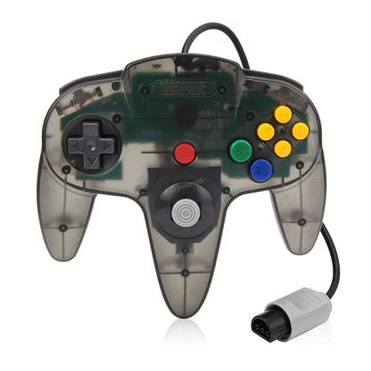 2PCS/Pair For N64 Controller Classic Wired Remote Control Gamepad Gaming Joystick Retro Video Game Joypad for N64 Console Access