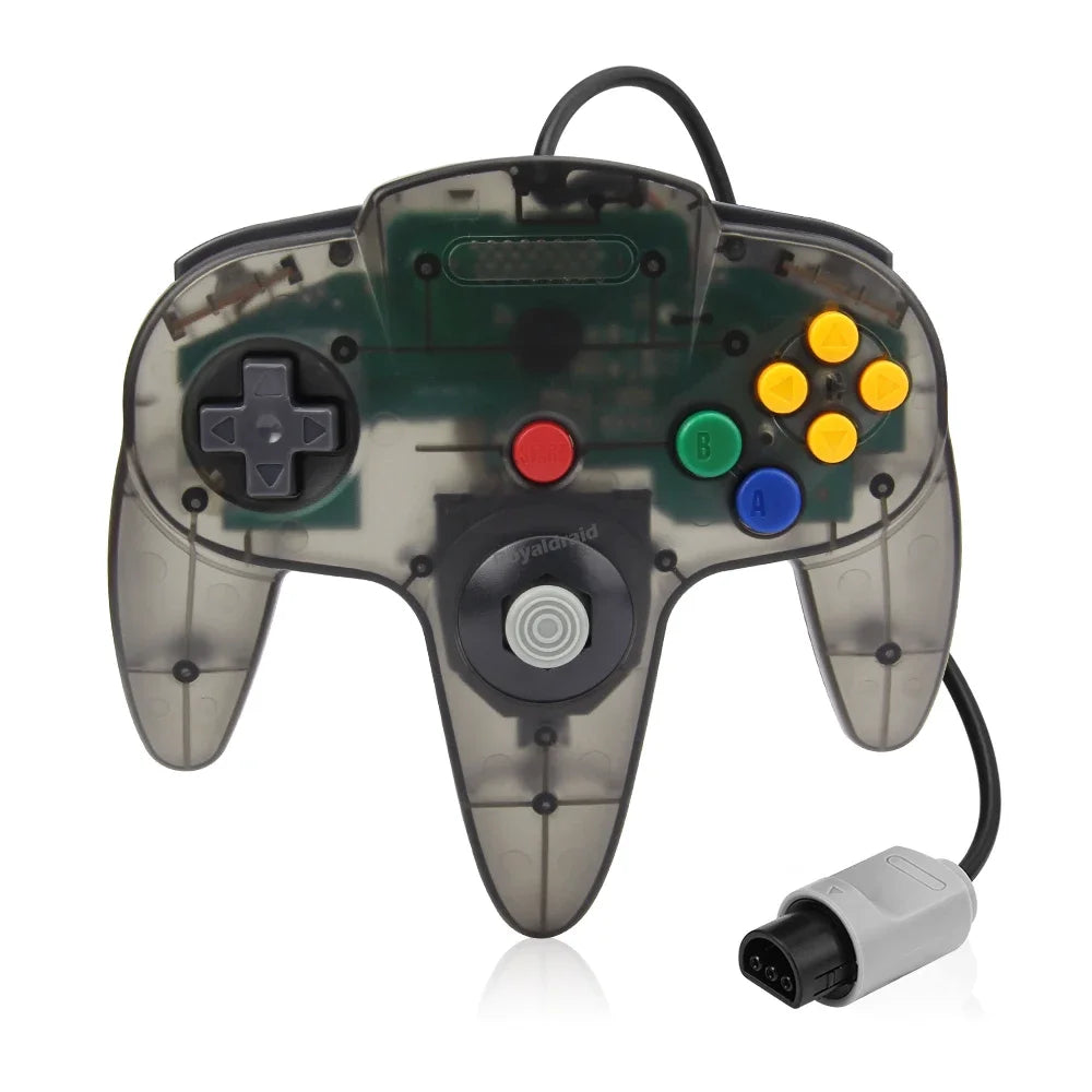 2PCS/Pair For N64 Controller Classic Wired Remote Control Gamepad Gaming Joystick Retro Video Game Joypad for N64 Console Access