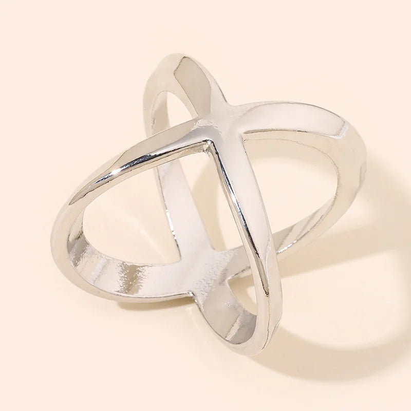 X-Shaped Scarf Clips - Elegant Silk Scarf Buckle Rings for Shawl T-Shirt Hem, Multi-Functional Fashion Clips for Women