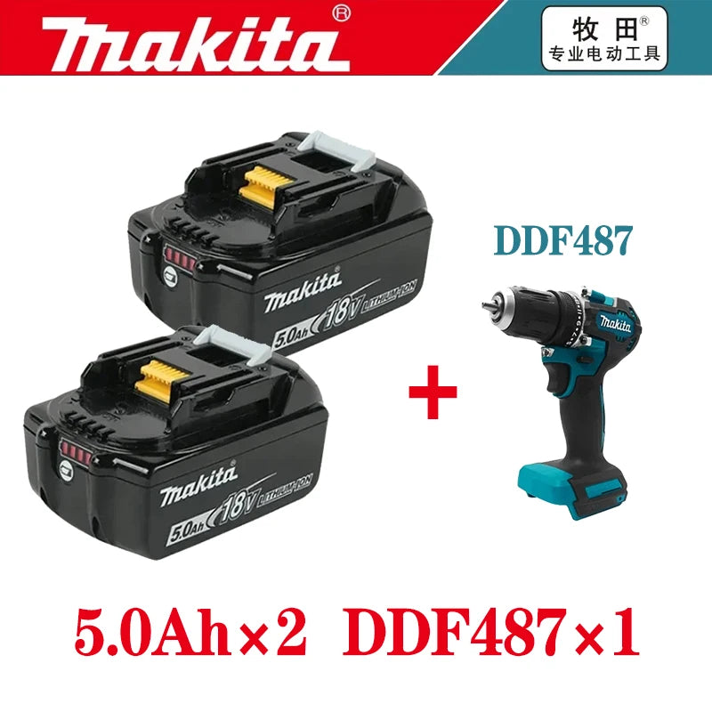 100% Original Makita battery, 18V 5.0Ah 6.0Ah 9.0Ah rechargeable battery, replacing Makita BL1830 BL1840 BL1850 BL1860B
