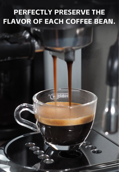 HiBREW Coffee Mill Automatic Electric Coffee Grinder with 31 Gears for Espresso American Coffee Pour Over Visual Bean Storage G3