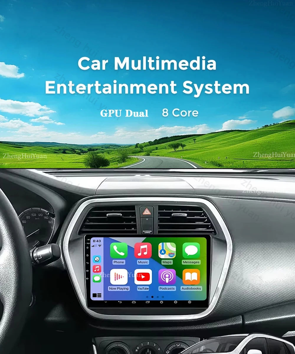 For Suzuki SX4 S-Cross 2014 2015 2016 2017 Android 15 Car Radio Multimedia Player Stereo GPS WIFI+4G wireless Carplay Auto video
