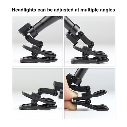 Clip Type Dental 5W Wireless Headlamp for Dental Loupes Magnifier Lab Medical Loupes Magnification Binocular Glasses