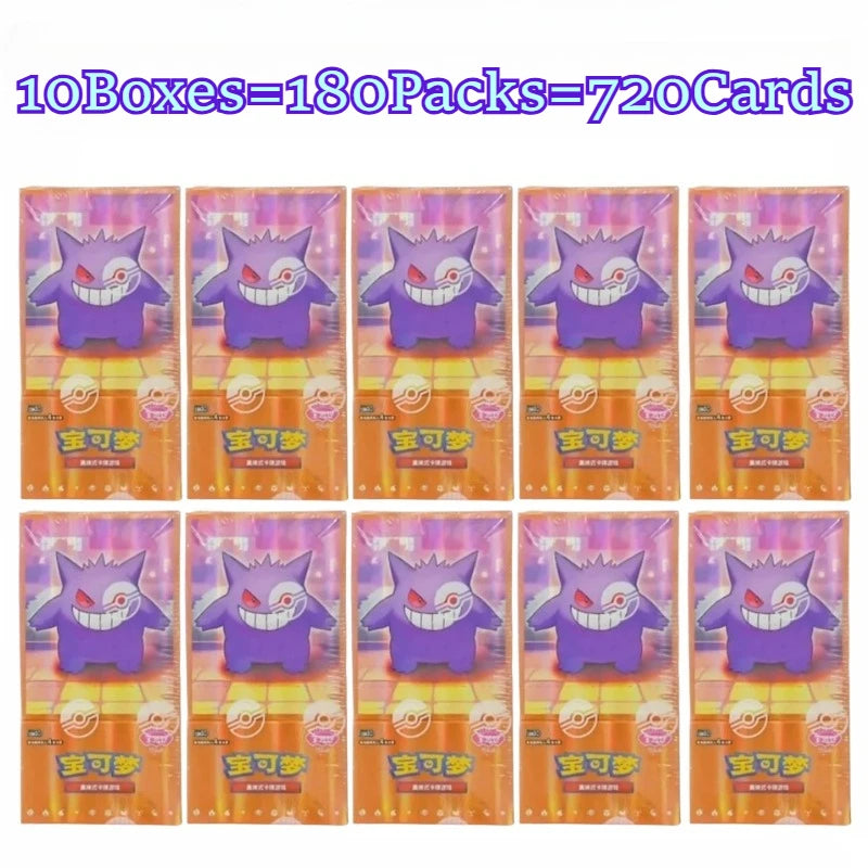 100%Original Pokemon Gem Pack Vol1 2 3 4 5 Cards Anime Pokemon PTCG Trading Gem Bag Cards Collected Toy Social Birthday Gift