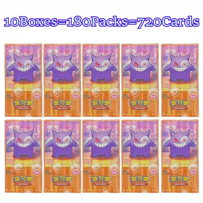 100%Original Pokemon Gem Pack Vol1 2 3 4 5 Cards Anime Pokemon PTCG Trading Gem Bag Cards Collected Toy Social Birthday Gift