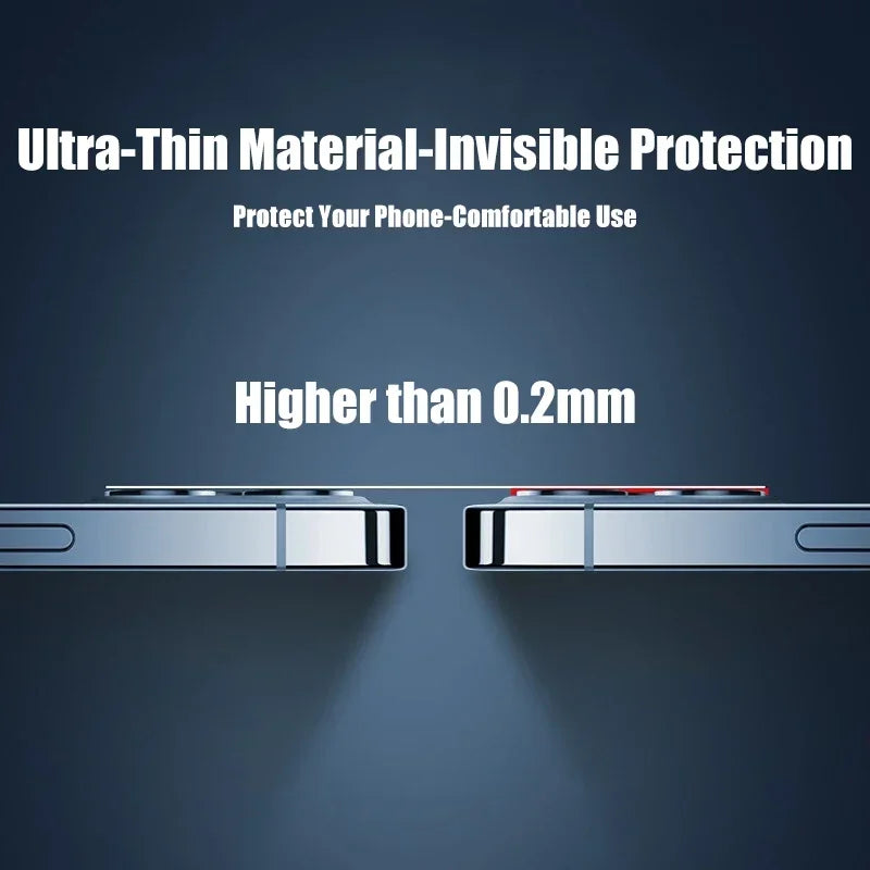 Full Cover Protective Glass 1-5Pcs For iPhone 15 11 12 13 Pro XS Max Camera Protector For iPhone 11ProMax 12 13 Mini 14 Pro Max