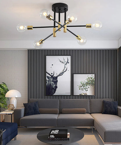 Modern Pendant Light LED Nordic Lamp Gold Black Hanging Chandelier Ceiling Lights Dimming Remote Control Lighting Fixture