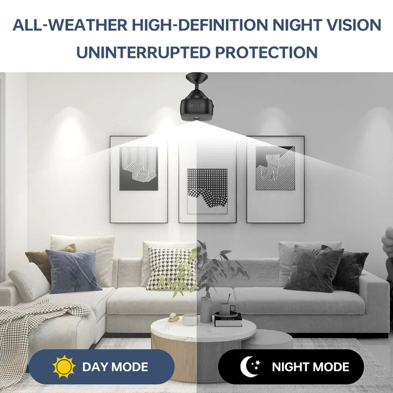 Mini 4K HD Camera WiFi Wireless Monitoring Security Protection Remote Monitor Video Surveillance Smart Home Security System 2026